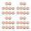 40Pièces Pointes Queue Snooker Khaki Cuir PU Protection Réparation 8