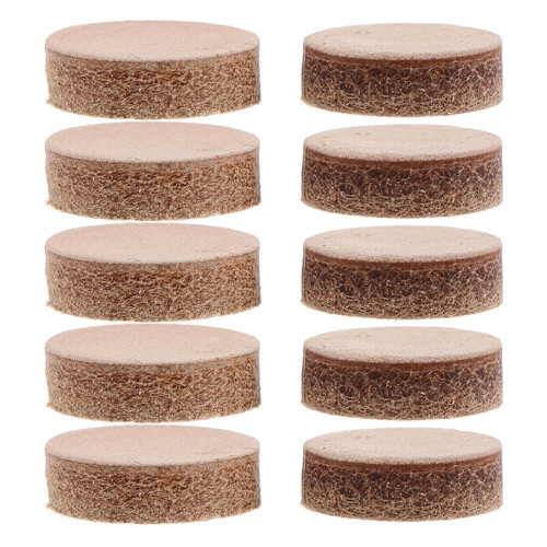 40Pièces Pointes Queue Snooker Khaki Cuir PU Protection Réparation 1