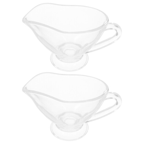 6Pz Set Brocche Per Salsa in Trasparente Per Servizio Tavola 1