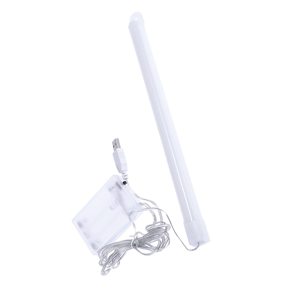 2Szt BiałA Lampka Nocna Led Plastikowa Dekoracja Do Domu I Biura-image