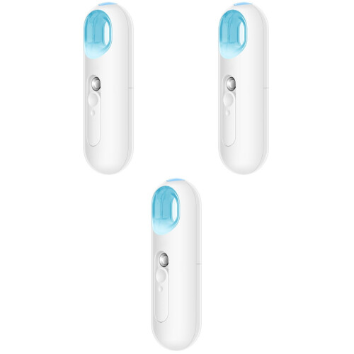 3St Handheld Nano Gezichtsmist Sprayapparaat Wit Compact Hydraterend 2
