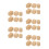 30Pz Mini Paglia Artificiale Khaki Per E DIY 6