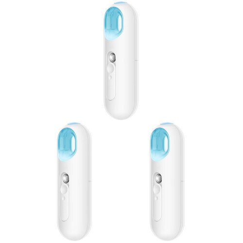 3St Handheld Nano Gezichtsmist Sprayapparaat Wit Compact Hydraterend 1