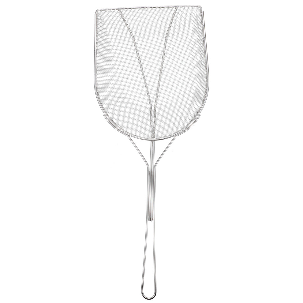 2Szt Kuchenne Stali Nierdzewnej Srebrne Cedzak Do Serwowania-image