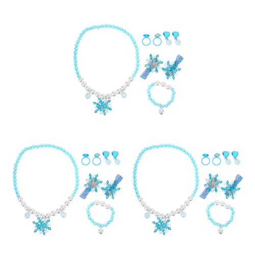 3Conjuntos Para Coloridas Com Colar E Pulseira De Resina 2