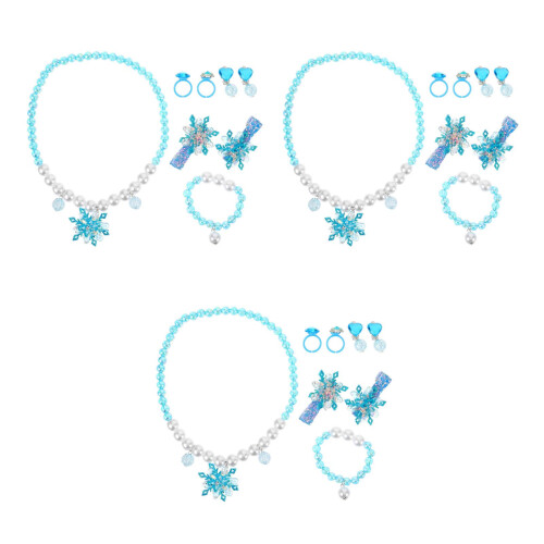 3Conjuntos Para Coloridas Com Colar E Pulseira De Resina 1