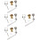 4Pièces Accessoires Professionnels Watergate Pour Trombone En Argent 9