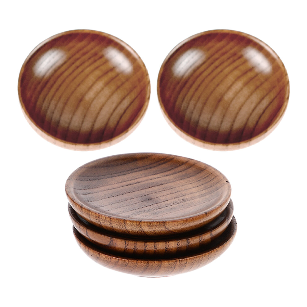 10Szt MałE Drewniane Misy Na Przyprawy I OkrąGłE Kolorowe Do Domu-image