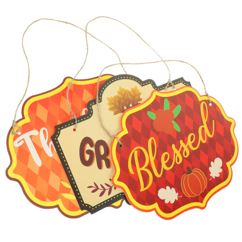 2Conjuntos Placas De De Graças Para Decoração 1