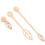 3Conjuntos Kit Completo De Ponteiros Para Relógio De Parede DIY Maple 2