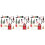 3Conjuntos Mini Casas Decorativas DIY Coloridas Com 7