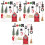 3Conjuntos Mini Casas Decorativas DIY Coloridas Com 6