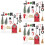 3Conjuntos Mini Casas Decorativas DIY Coloridas Com 9