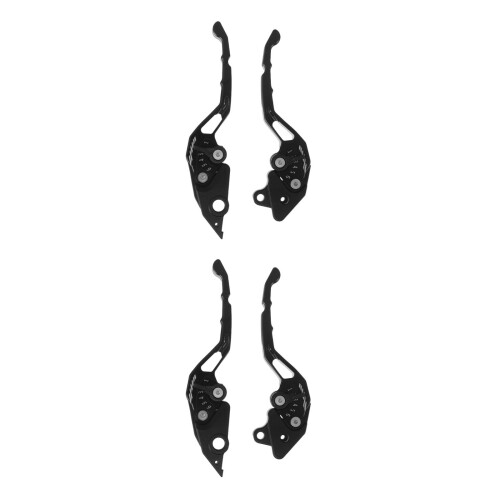 2Pares Pretas De Alumínio Para Design Ergonômico 2
