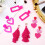 16Pares De Para Mulheres Com Design Charmoso 9
