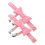 2Pares Para Coxa Rosa PU Com Design Para Estilo Doce 1