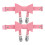 2Pares Para Coxa Rosa PU Com Design Para Estilo Doce 3