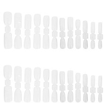 120St Nagelvormen Dual Functionele Plastic Nageltips Voor Salon