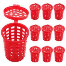 20Pz Gabbie Esche Pesca Rosso Porta Esca Per Gamberi Granchi