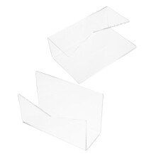 acrylic desk organizer clear envelope holder for office home