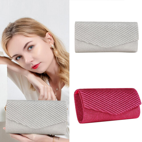 Clutch-Geldbörsen, glitzernde-Hot Pink 2