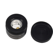 Motorradkettenölgerät Schmieröl-Set 30 ml Aluminium, Schwarz/Rot/Blau