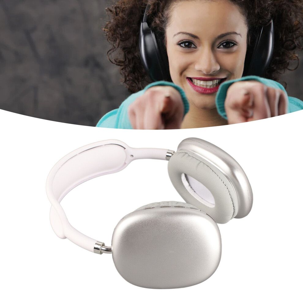 Wireless Bluetooth Headphones Noise Cancelling With Deep Bass White 4931370622119