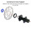 Accurate Fitting Bicycle Disc Brake Adapter Anodized Aluminum 6-Bolt 6