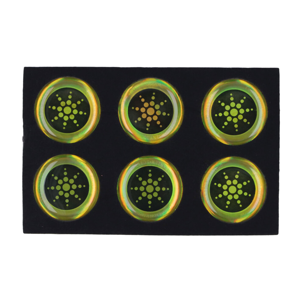 Electronic Radiation Resistance Patches 6Pcs Negative Ion Gold Radiation Shield 7661370622631