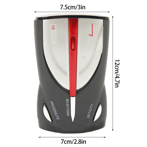 Omnidirectional 360 Car Radar Detector with Automatic Mute Feature 1