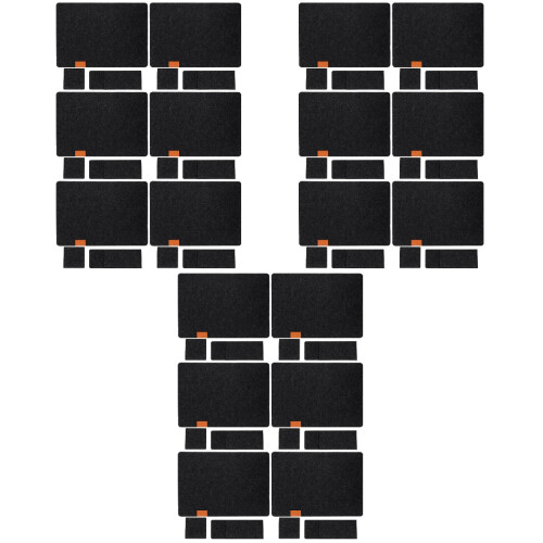 18Sets Tischsets Hitzebeständige Platzmatten Set 2