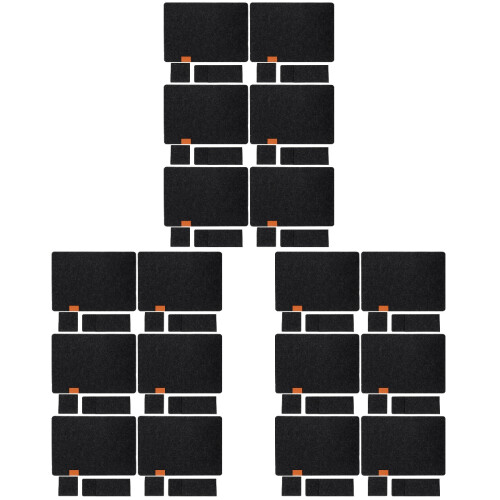 18Sets Tischsets Hitzebeständige Platzmatten Set 1