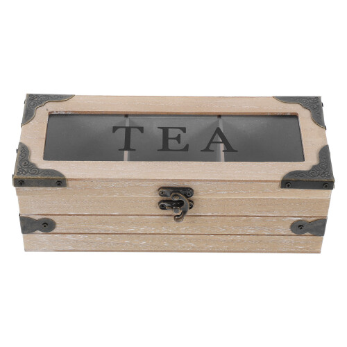 4Stk Holz Teebeutel Aufbewahrungsbox Für Tee, Und