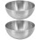 2Stk Silberne Servierschale Robust Für Salat Snacks 7