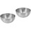 2Stk Silberne Servierschale Robust Für Salat Snacks 6