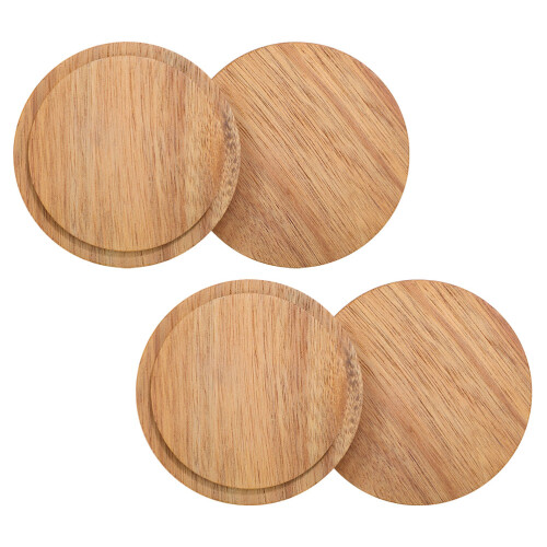 20Stk Holz Trinkbecherdeckel Wiederverwendbar 2