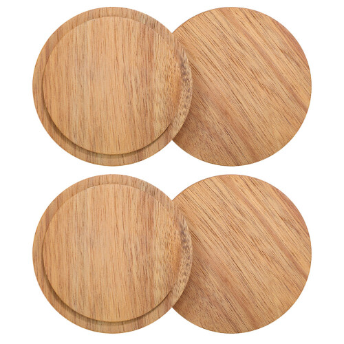 20Stk Holz Trinkbecherdeckel Wiederverwendbar 1