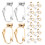 120Stk Unsichtbare Clip-Ohrring- Kupfer, , DIY Set 3