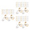 120Stk Unsichtbare Clip-Ohrring- Kupfer, , DIY Set 6