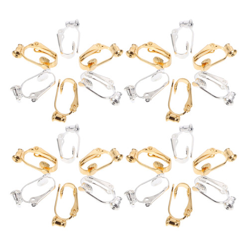 120Stk Unsichtbare Clip-Ohrring- Kupfer, , DIY Set 1