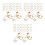 120Stk Unsichtbare Clip-Ohrring- Kupfer, , DIY Set 9