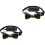 2Stk Schwarze LED Für Herren Polyester Party Hochzeit 4