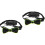 2Stk Schwarze LED Für Herren Polyester Party Hochzeit 5