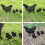 2Sets Metall-Hühner Mit Küken Gartenskulpturen 11