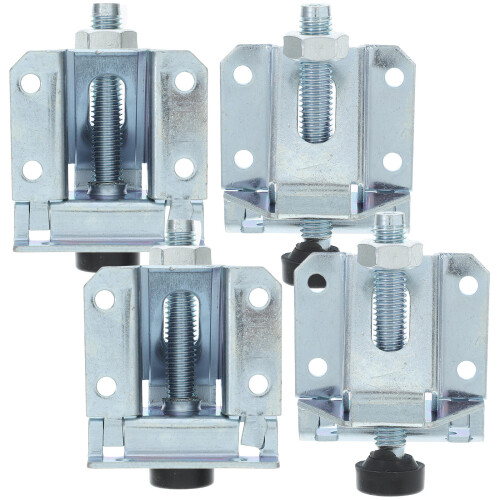 3Sets Verstellbare Möbel-Nivellierfüße Stahl Für Schränke 1