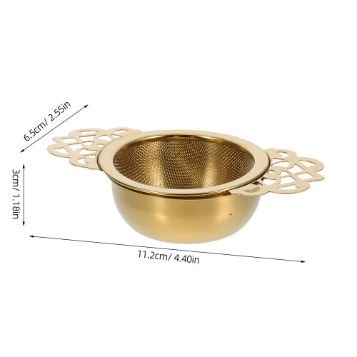 3 Tee-Filter in Gold, Ideal Für Und Tee 2