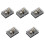 5Sets Silber Saxophon Für Halsfixierung, Robust & Langlebig 3