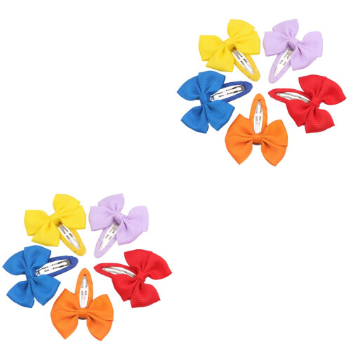 24Stk Schleifen Haarclips Für Kinder Haarschmuck 2