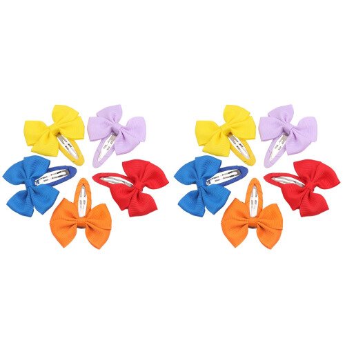 24Stk Schleifen Haarclips Für Kinder Haarschmuck 1