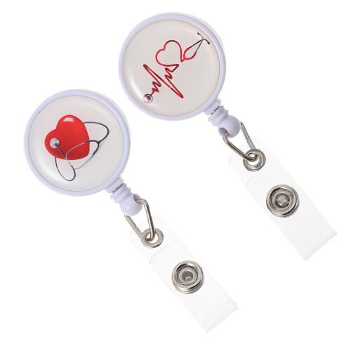 8Stk Abzeichenhalter Mit Retractable Design Für Ärzte 2